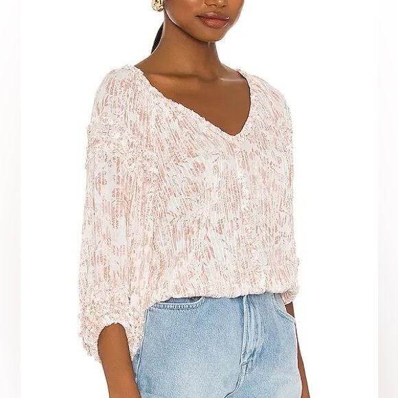 Poupette St Barth India blouse nude - Picture 7 of 10